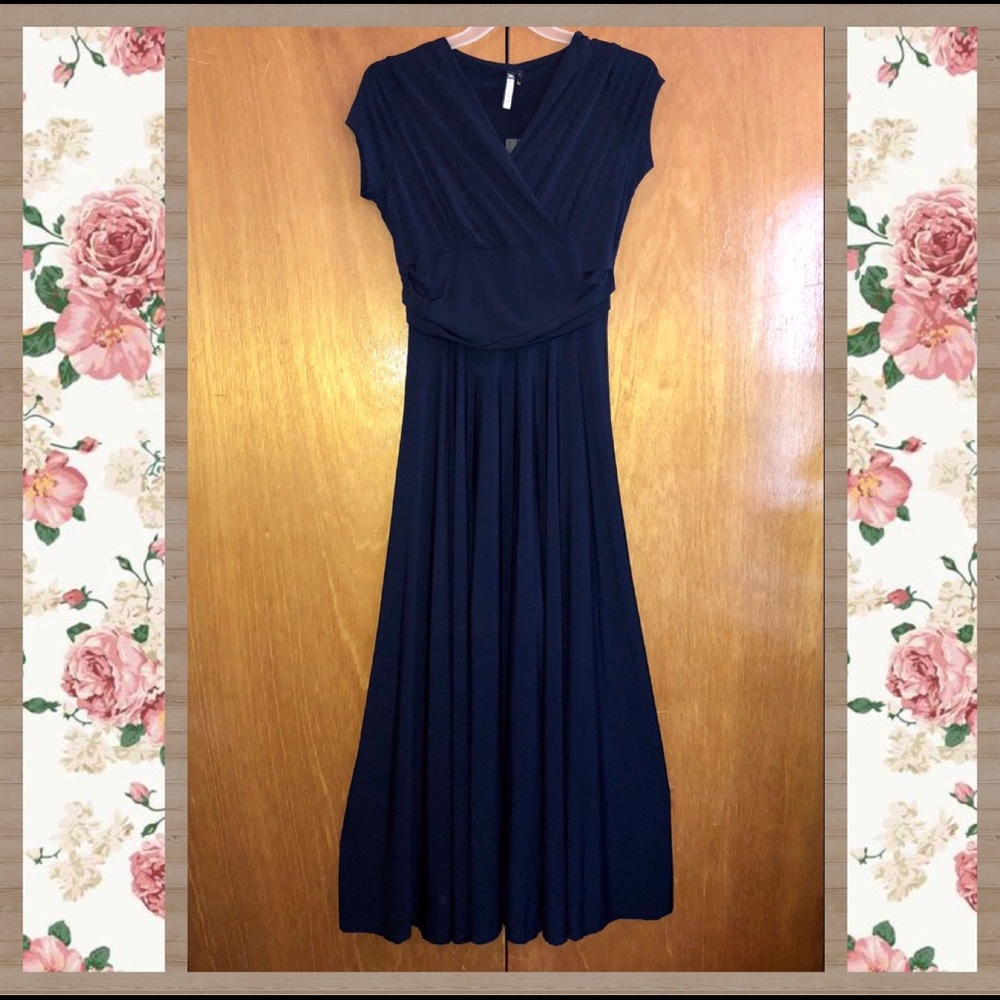 Long Navy Dress - Size 3X